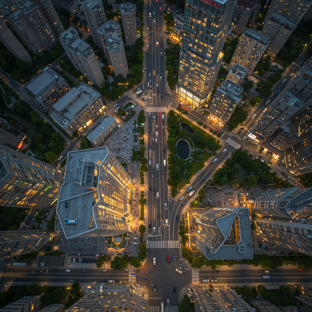 Modern real estate building